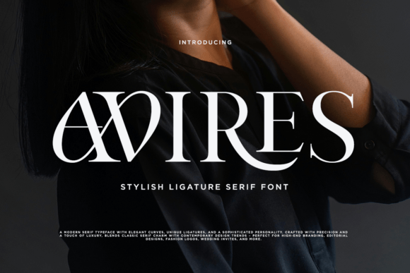 Avires Serif Font: Elegant Type for Crafters and Creators