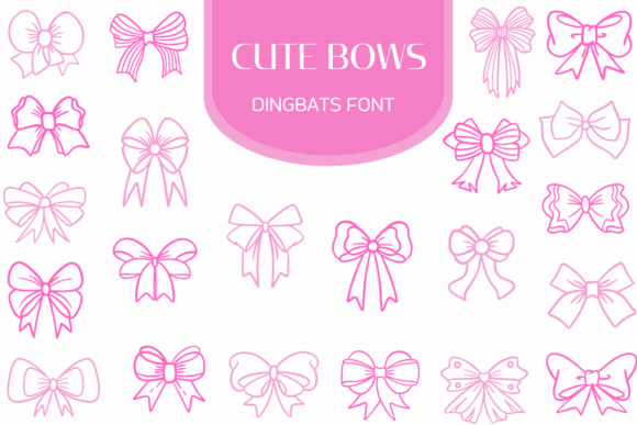 Cute Bows: A Font for Thoughtful Editorial Design