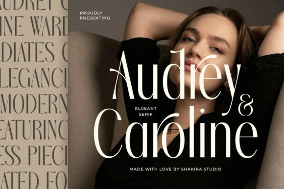Discovering Audrey Caroline: A Serif Font for Elegant Publishing