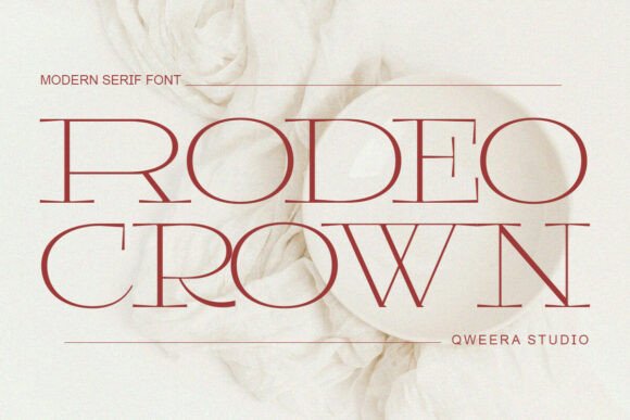 Elevate Your Craft with Rodeo Crown: A Modern Serif Font