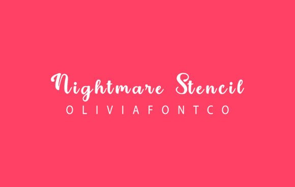 Elevate Your Editorial Design with Nightmare Stencil Font