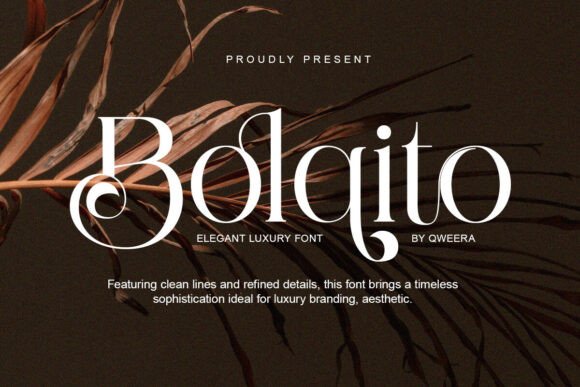 Enhance Your Brand with Bolqito: A Refined Luxury Serif Font
