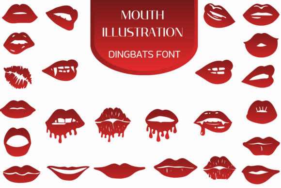Enhance Your Campaigns with Mouth Illustration Font