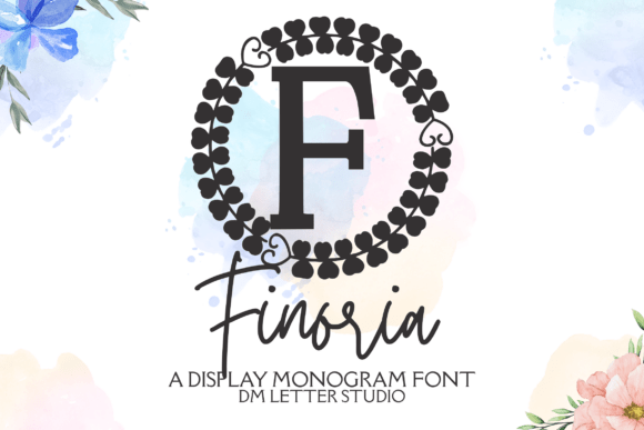 Finoria Monogram: A Font for Elegant Editorial Design