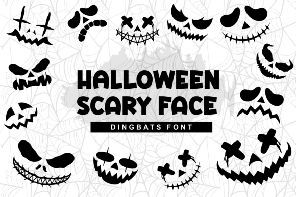 Halloween Scary Face: A Font for Evocative Editorial Design