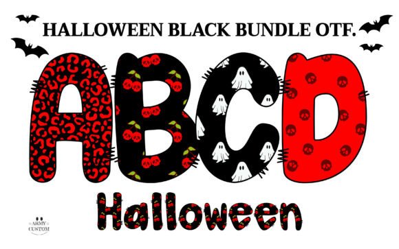 Halloweenblack Ghost: A Spellbinding Color Font for Digital Creators