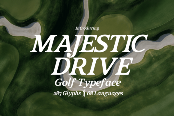 Majestic Drive: An Elegant Serif Typeface for Editorial Design