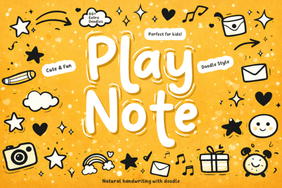 Play Note: A Charming Handwritten Font for Creative Makers