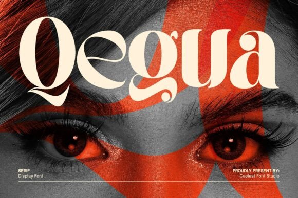 Qegua: A Modern Serif Font for Editorial Elegance