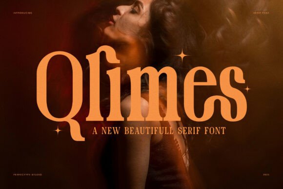 Qlimes: A Modern Retro Serif Font for Elegant Branding
