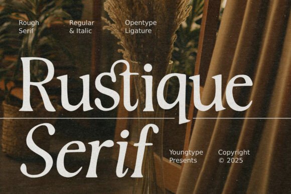 Rustique Serif: A Font for Crafters and Makers