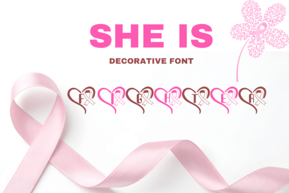 She is Fighter: A Decorative Font for Editorial Storytelling