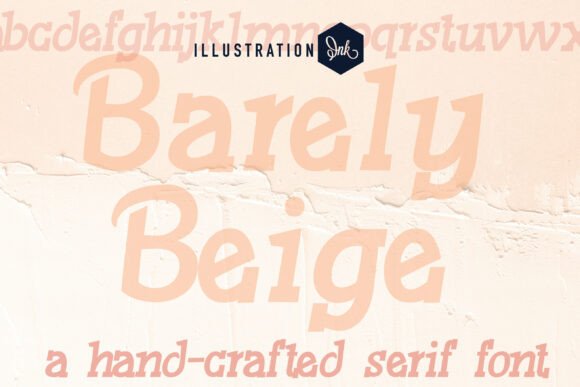 The Barely Beige Font for Creative Crafters and Makers