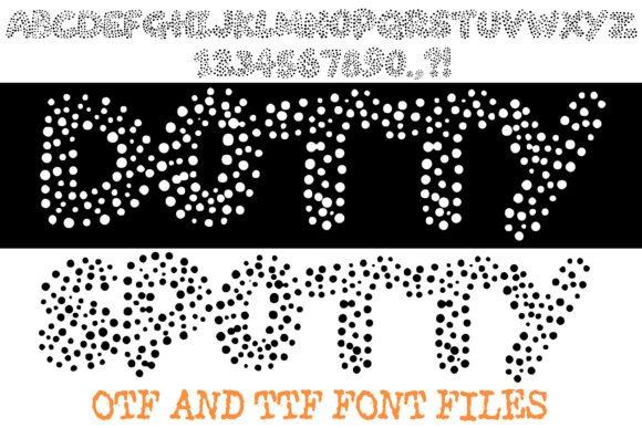 The Dotty Spotty Font: A Creative Spark for Crafters and Makers
