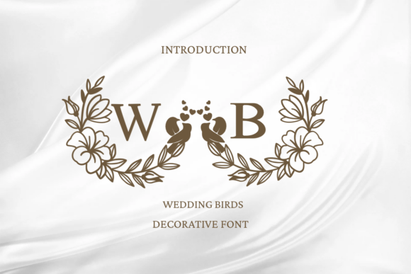 Wedding Birds Font for Elegant Brand Visuals